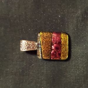 Vintage Dichroic Glass Pendant